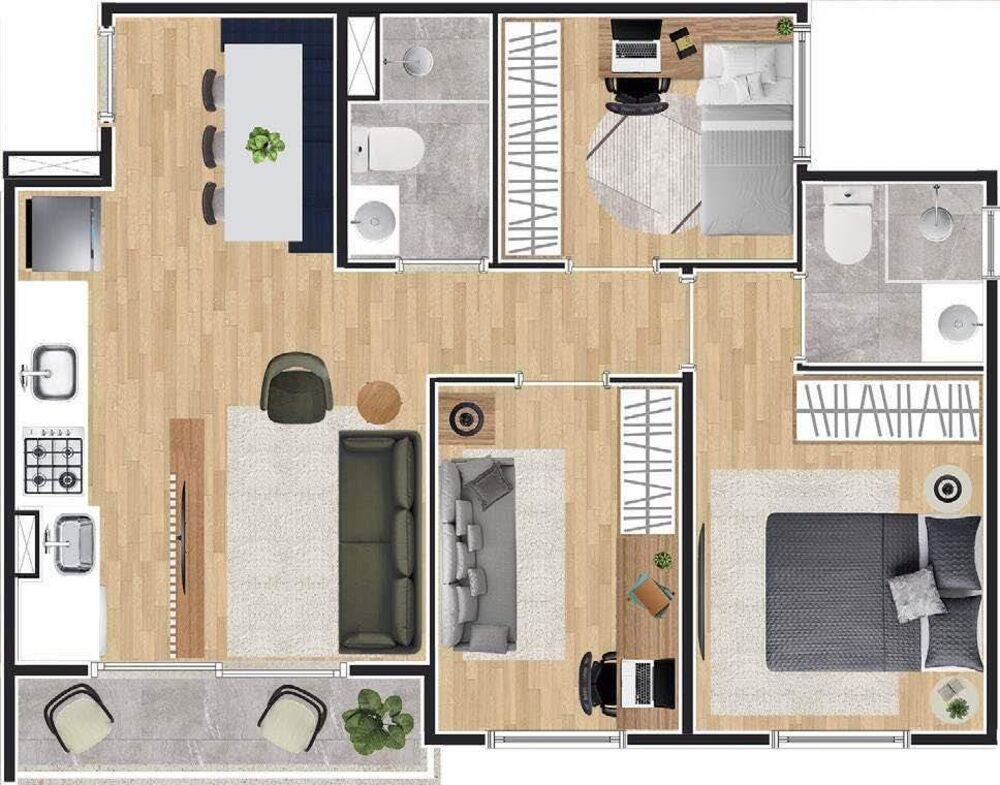 Kitnet-Studio, 25 m² - Foto 15