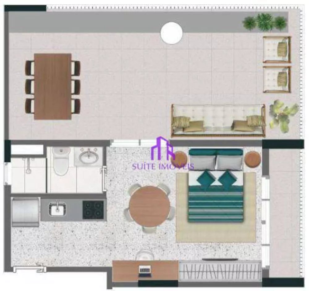 Kitnet-Studio, 22 m² - Foto 2
