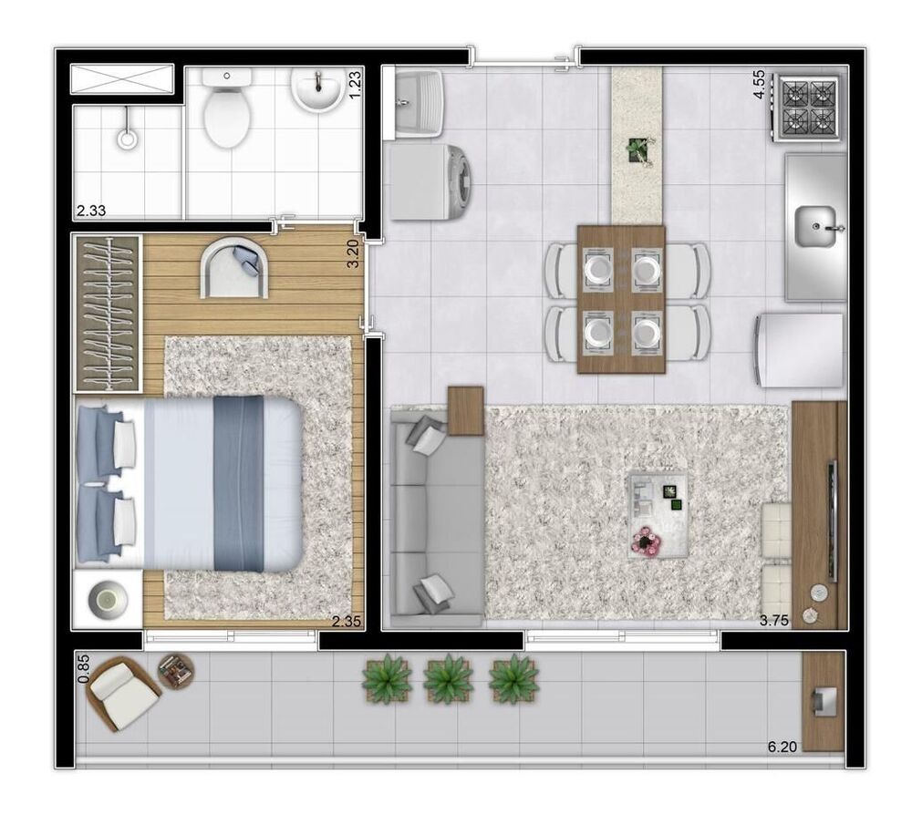 Apartamento, 2 quartos, 32 m² - Foto 18