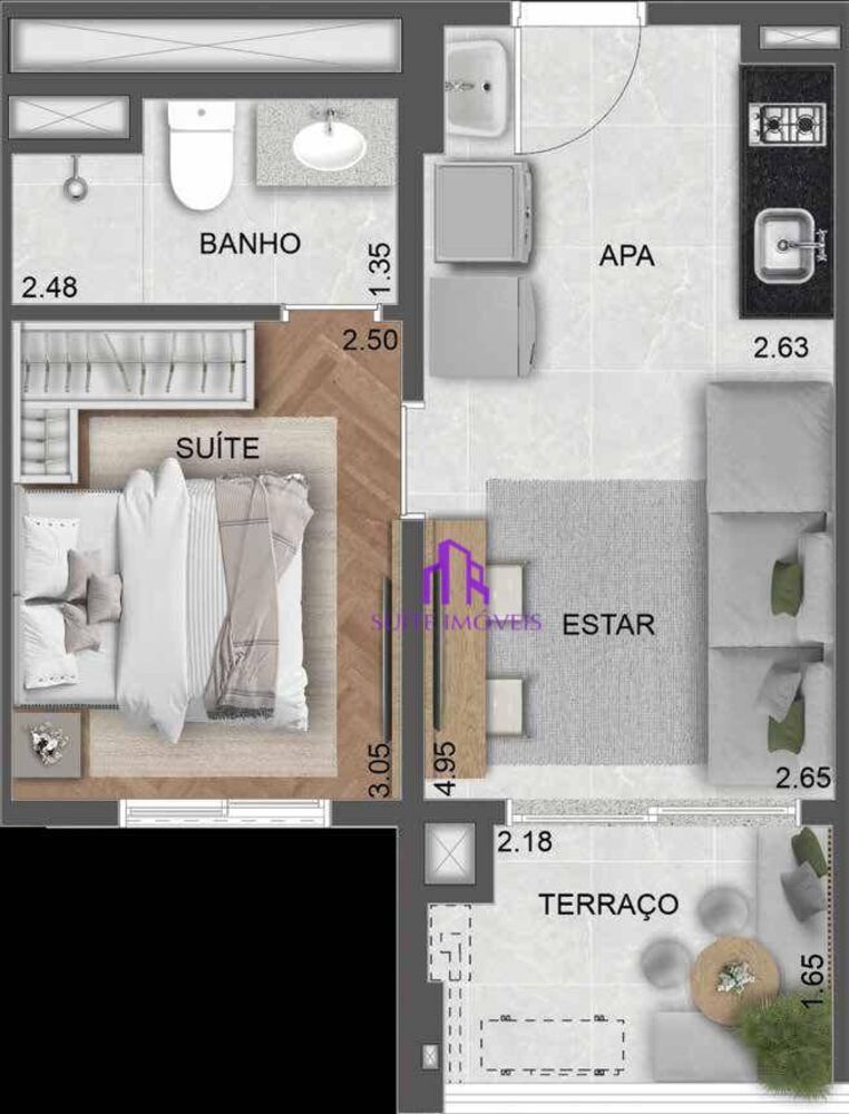 Apartamento, 1 quarto, 32 m² - Foto 21