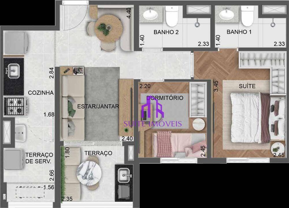 Apartamento, 1 quarto, 32 m² - Foto 24