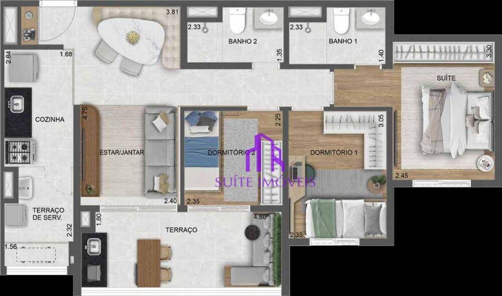Apartamento, 1 quarto, 32 m² - Foto 23