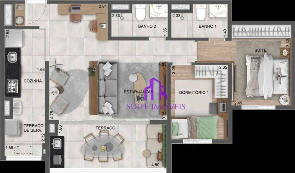 Apartamento, 1 quarto, 32 m² - Foto 20