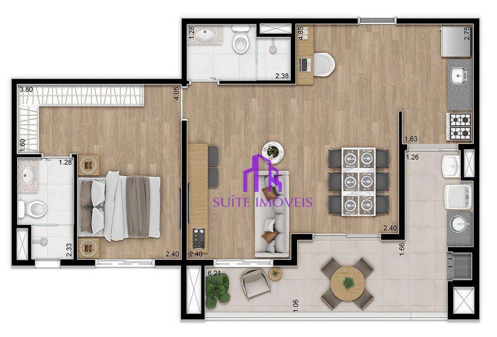 Apartamento, 2 quartos, 62 m² - Foto 10