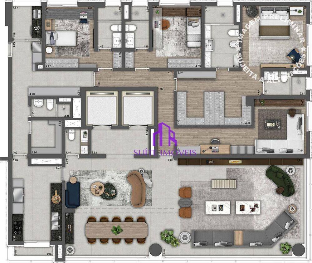 Apartamento, 3 quartos, 240 m² - Foto 43