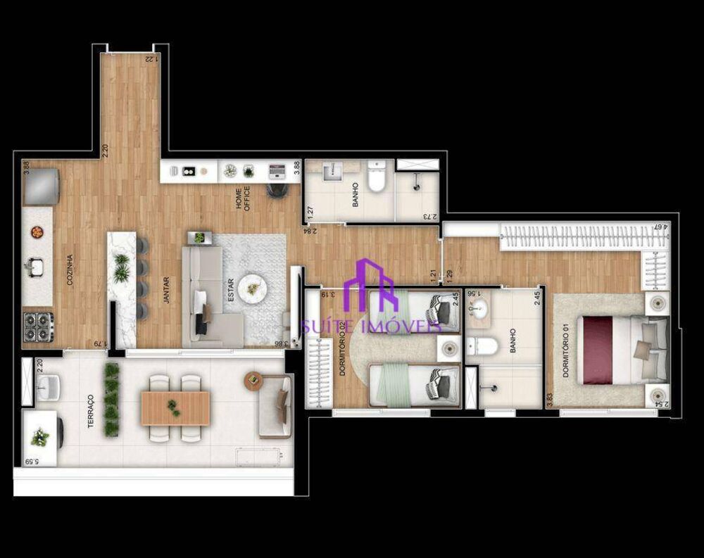 Apartamento, 2 quartos, 114 m² - Foto 15