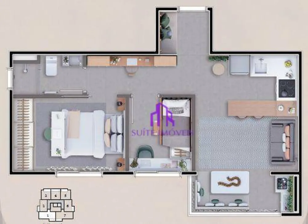 Kitnet-Studio, 29 m² - Foto 4