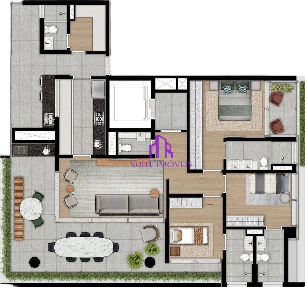 Apartamento, 3 quartos, 147 m² - Foto 14