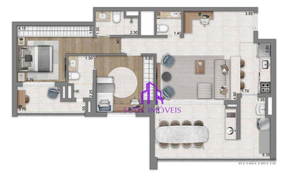 Apartamento, 3 quartos, 134 m² - Foto 18