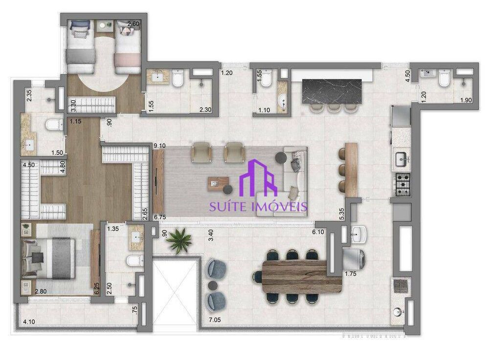 Apartamento, 3 quartos, 134 m² - Foto 20