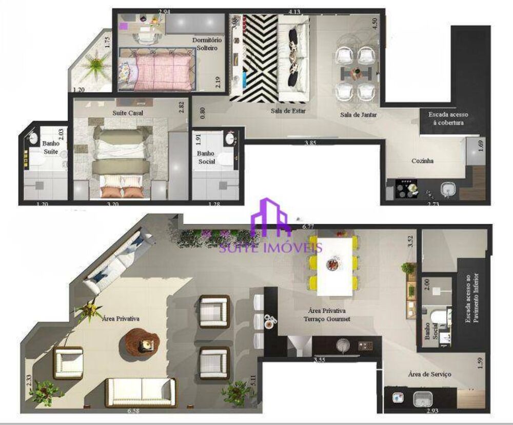 Cobertura, 2 quartos, 84 m² - Foto 33