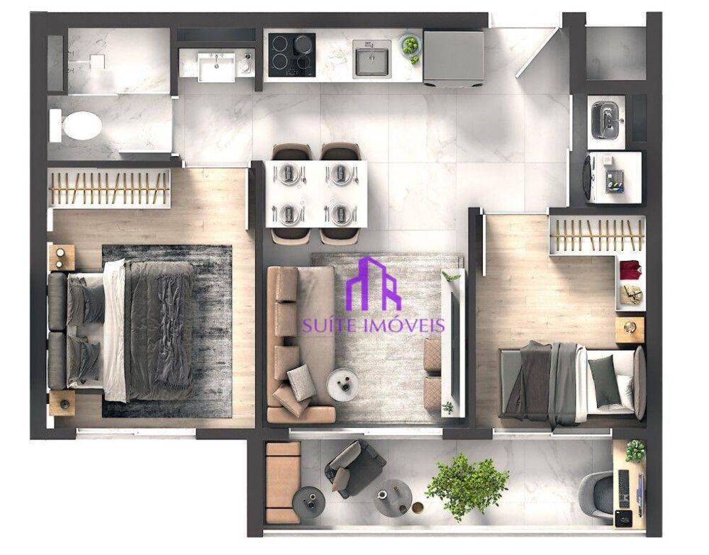 Apartamento, 2 quartos, 51 m² - Foto 16