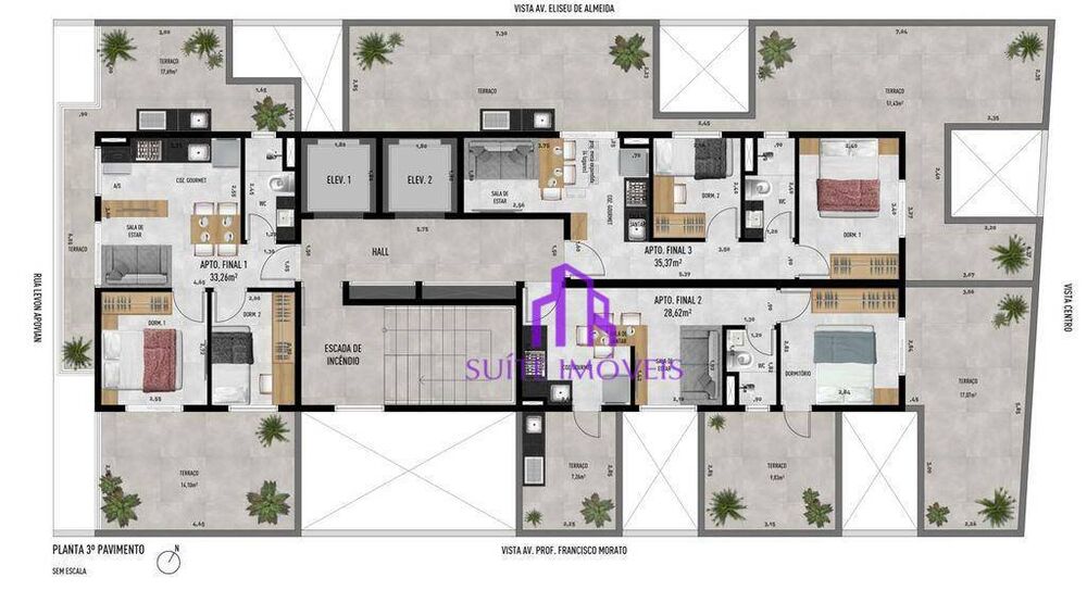 Apartamento, 2 quartos, 37 m² - Foto 17