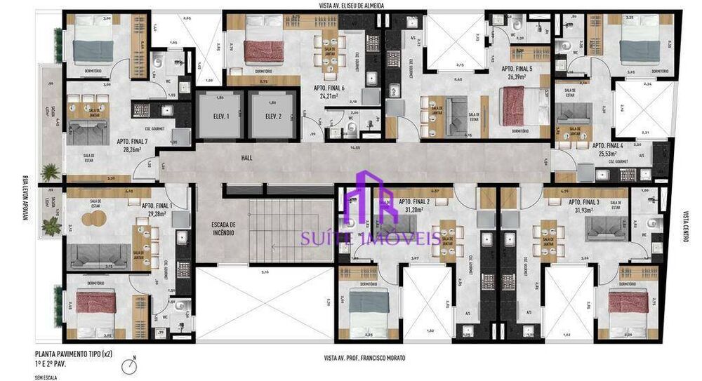 Apartamento, 2 quartos, 37 m² - Foto 19