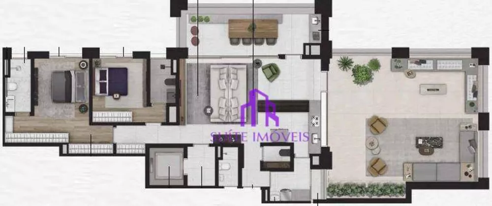 Apartamento, 2 quartos, 195 m² - Foto 4