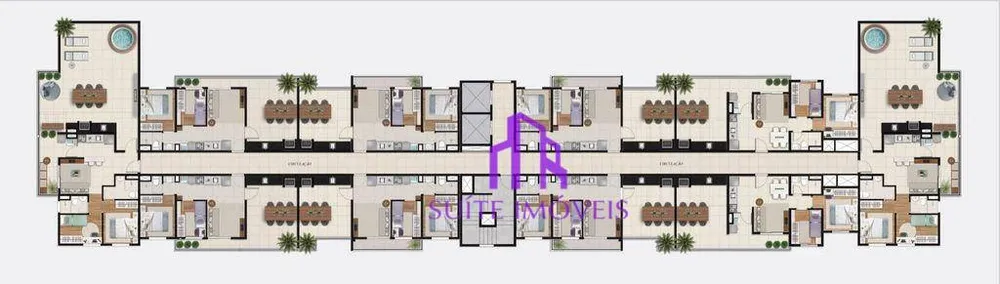 Cobertura, 2 quartos, 56 m² - Foto 3
