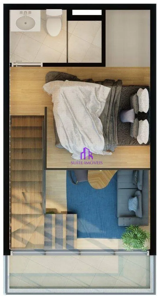 Kitnet-Studio, 34 m² - Foto 3
