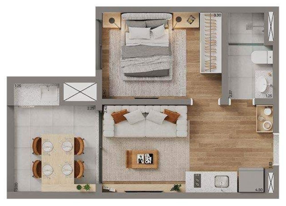 Apartamento, 2 quartos, 70 m² - Foto 4