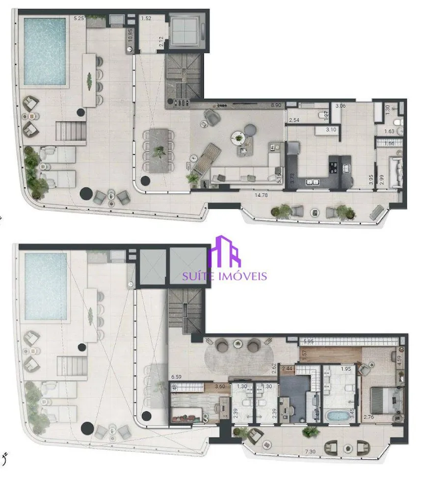 Apartamento, 3 quartos, 244 m² - Foto 1