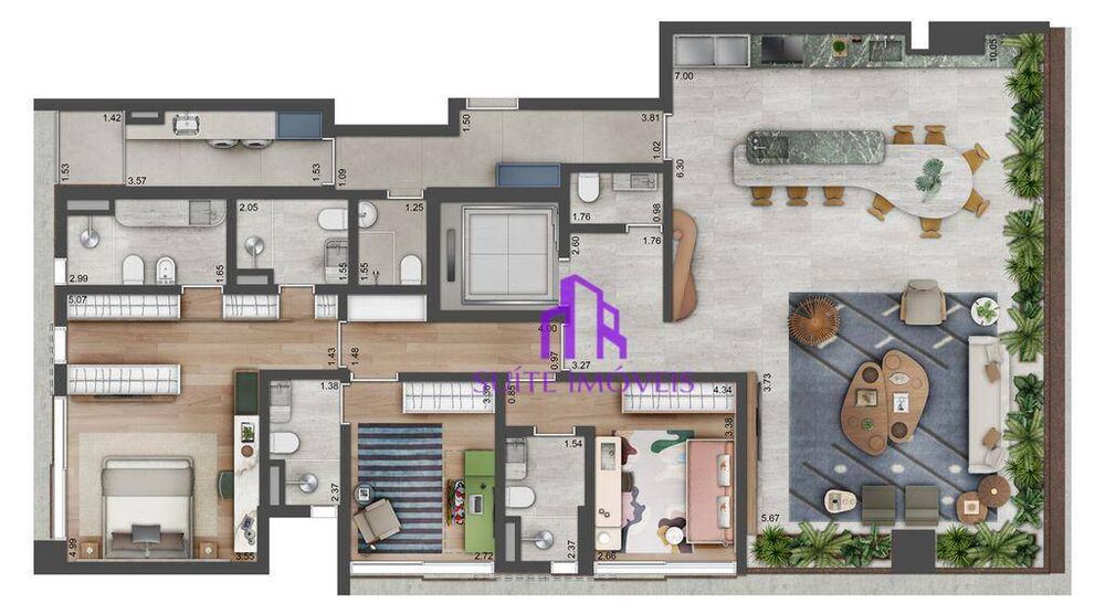 Apartamento, 3 quartos, 173 m² - Foto 10