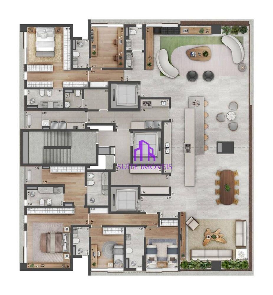 Apartamento, 3 quartos, 173 m² - Foto 5