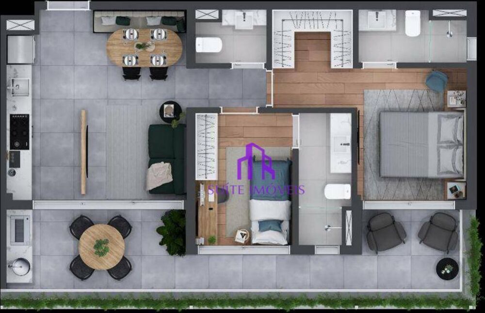 Apartamento, 2 quartos, 80 m² - Foto 10