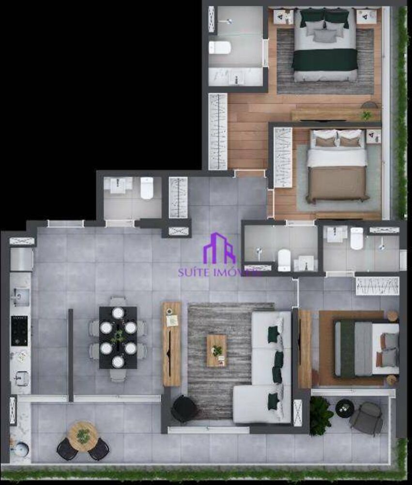 Apartamento, 2 quartos, 80 m² - Foto 6