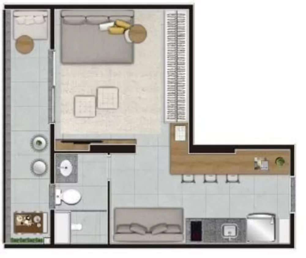 Apartamento à venda com 2 quartos, 55m² - Foto 4