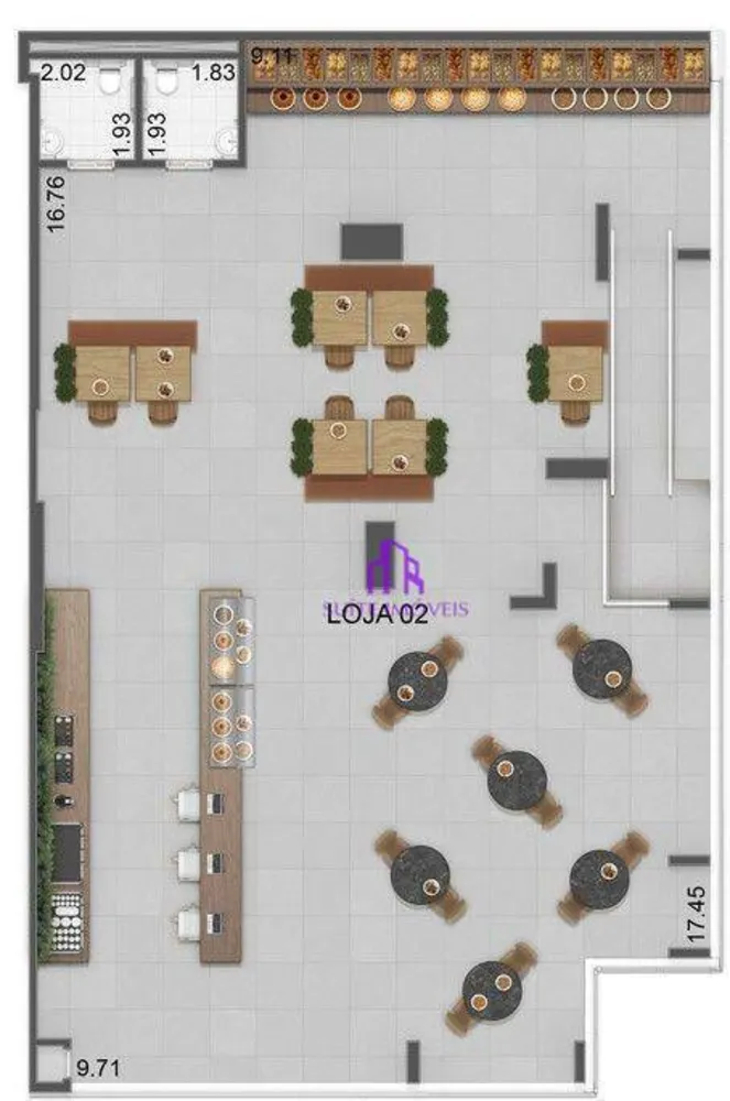 Loja-Salão, 497 m² - Foto 4
