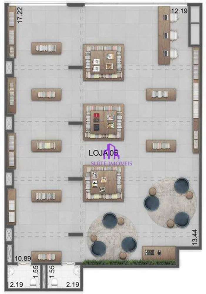 Loja-Salão, 497 m² - Foto 3