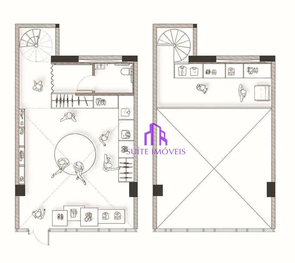 Loja-Salão, 802 m² - Foto 1