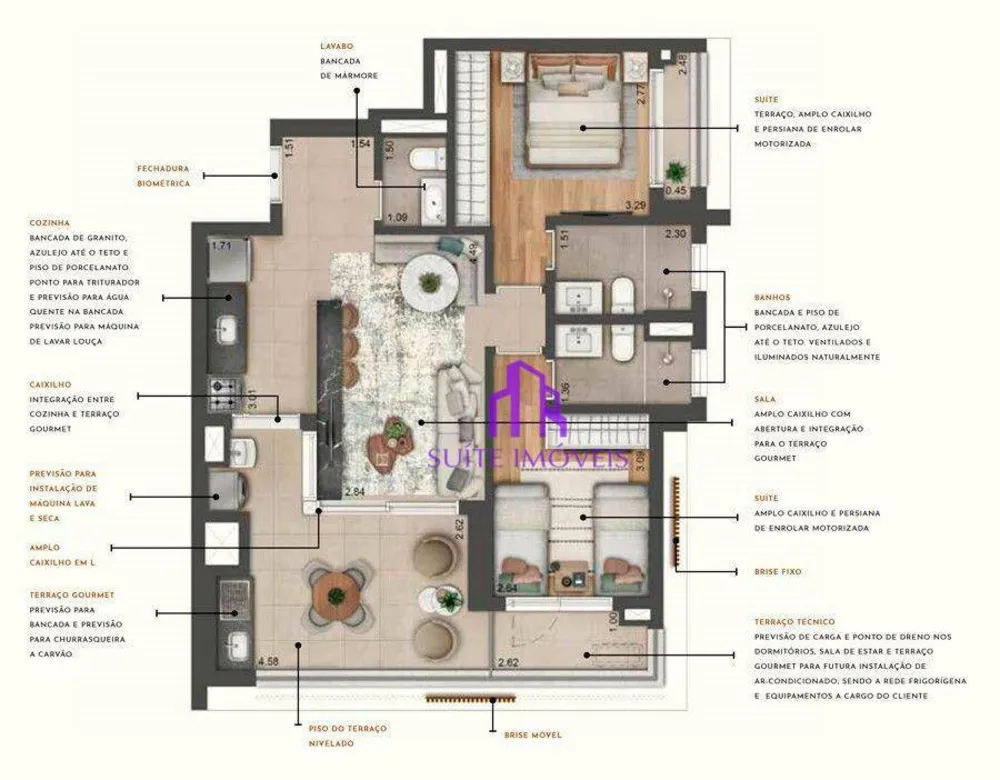 Apartamento, 3 quartos, 169 m² - Foto 3