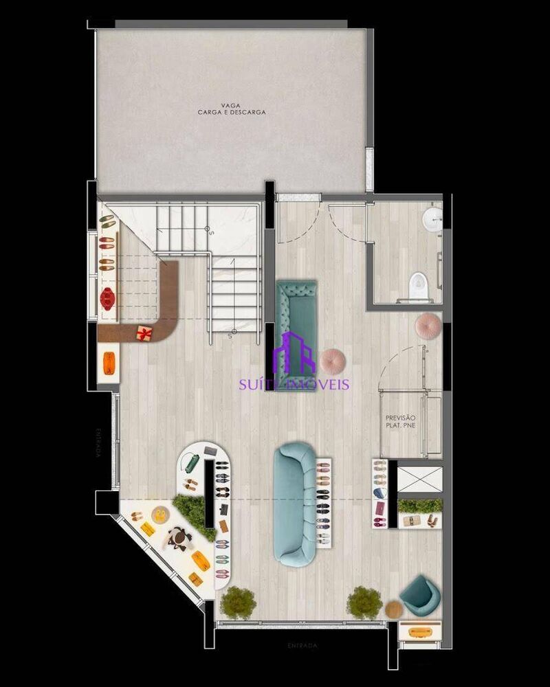 Loja-Salão, 149 m² - Foto 3