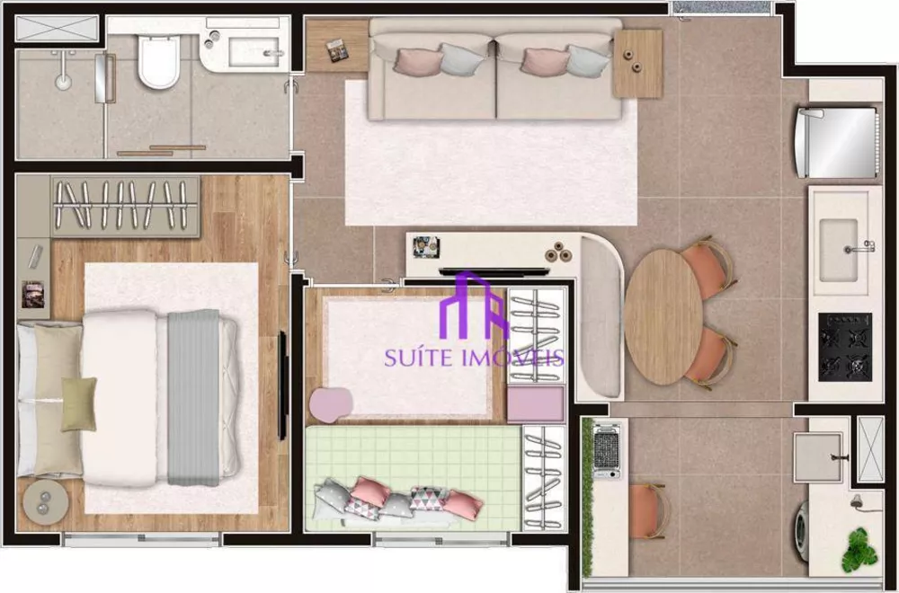 Apartamento, 2 quartos, 41 m² - Foto 4