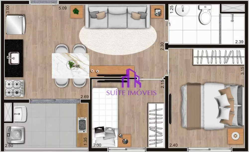 Apartamento, 2 quartos, 41 m² - Foto 10