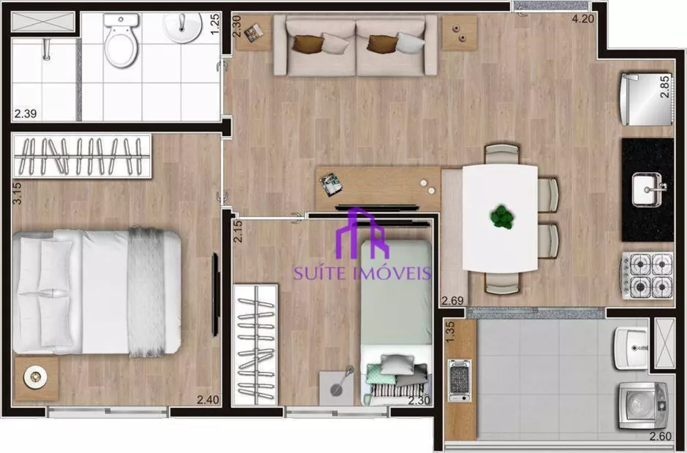 Apartamento, 2 quartos, 41 m² - Foto 12