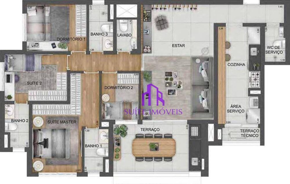 Apartamento, 2 quartos, 66 m² - Foto 38