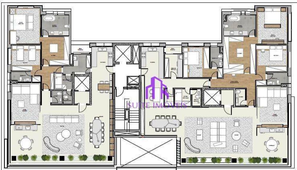 Apartamento, 3 quartos, 231 m² - Foto 1