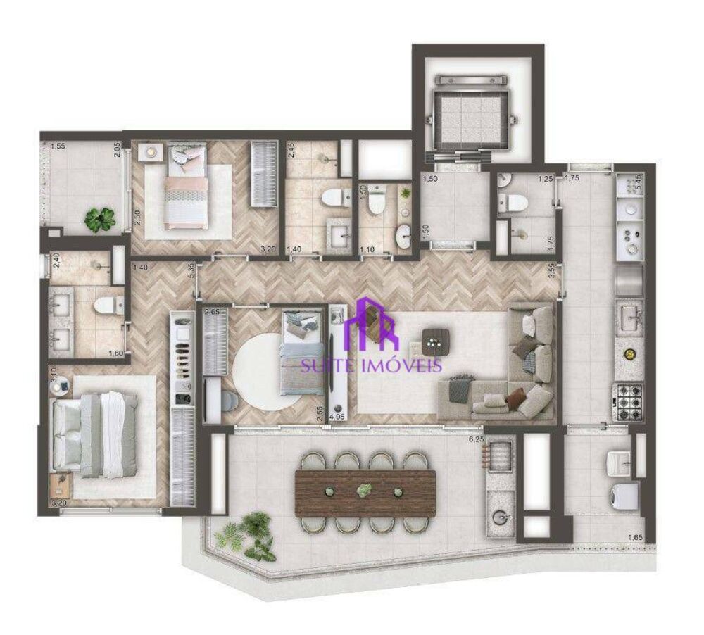 Apartamento, 3 quartos, 141 m² - Foto 21