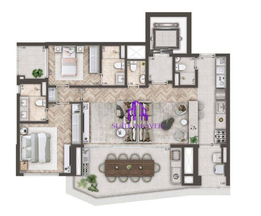 Apartamento, 3 quartos, 141 m² - Foto 20