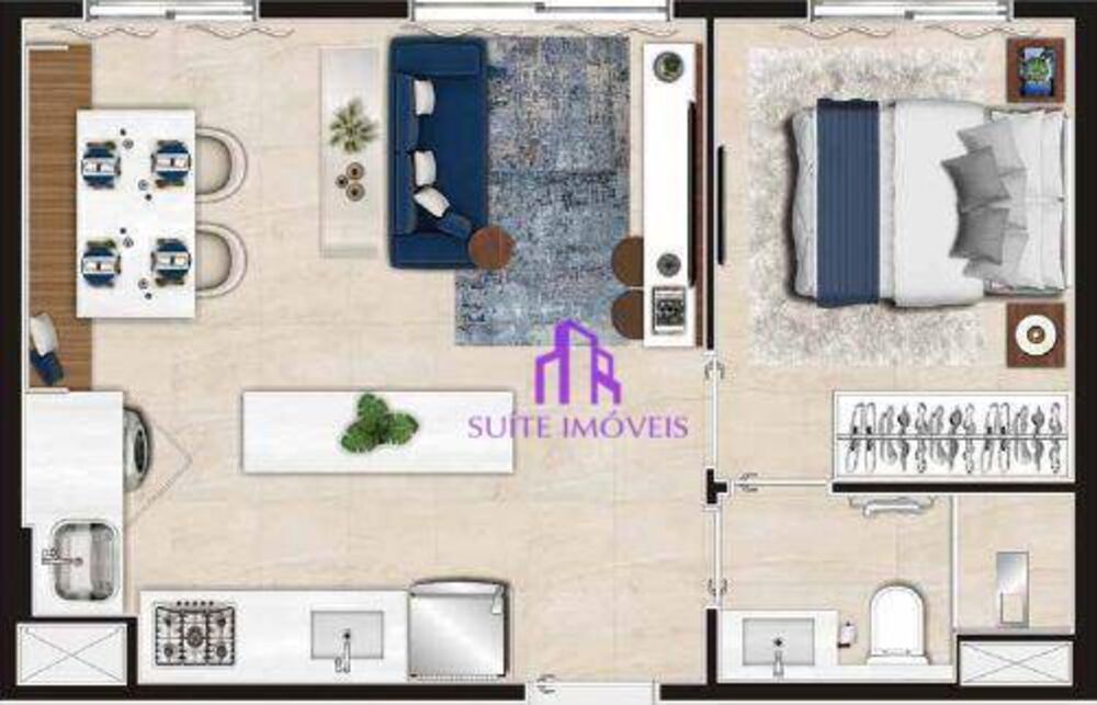 Apartamento, 2 quartos, 34 m² - Foto 2