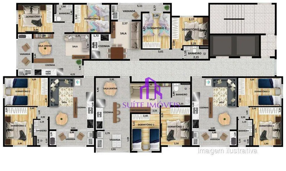 Apartamento, 2 quartos, 44 m² - Foto 3