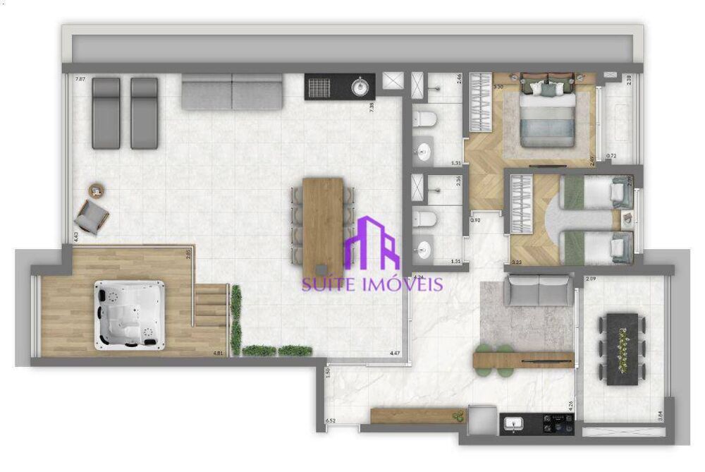 Apartamento, 2 quartos, 76 m² - Foto 1