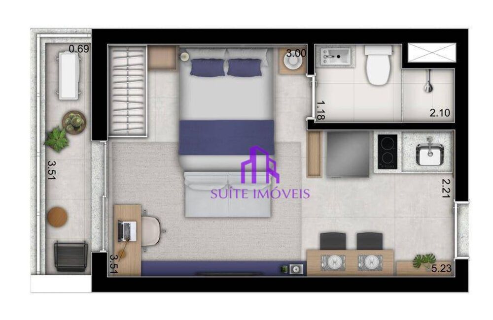 Apartamento, 2 quartos, 84 m² - Foto 2