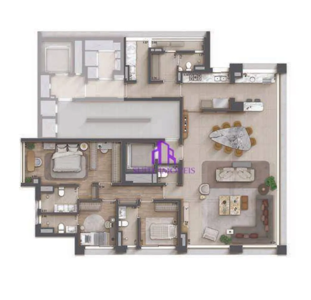 Apartamento, 3 quartos, 178 m² - Foto 4