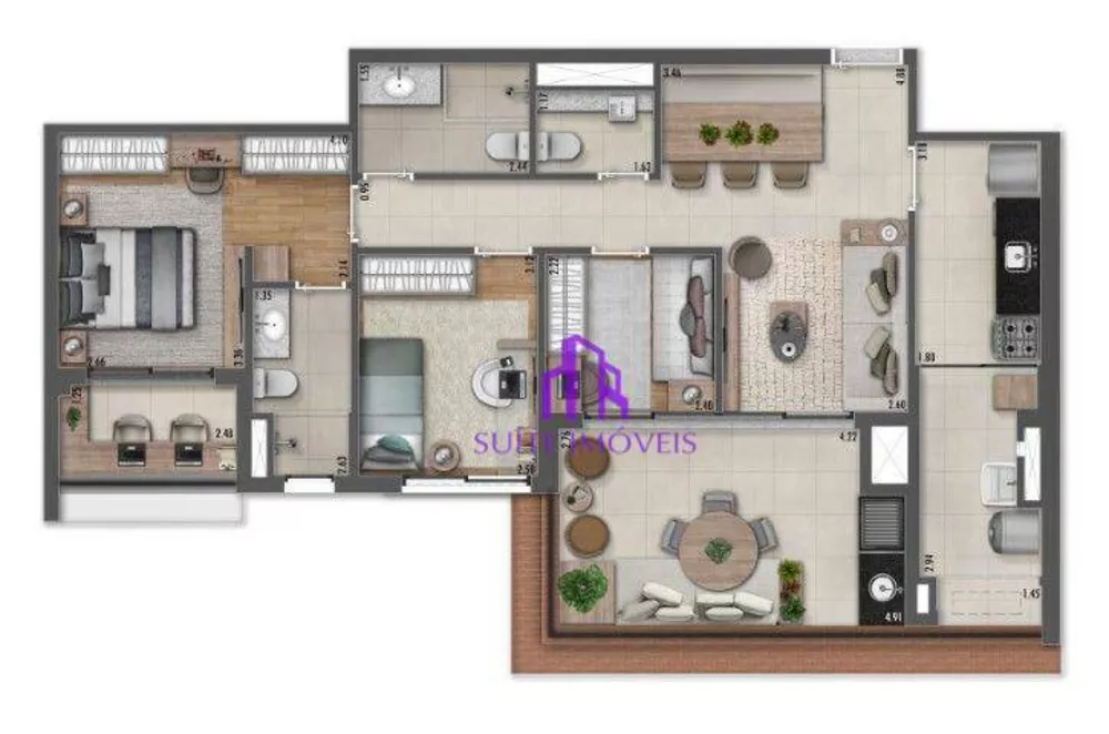 Cobertura à venda com 3 quartos, 162m² - Foto 6