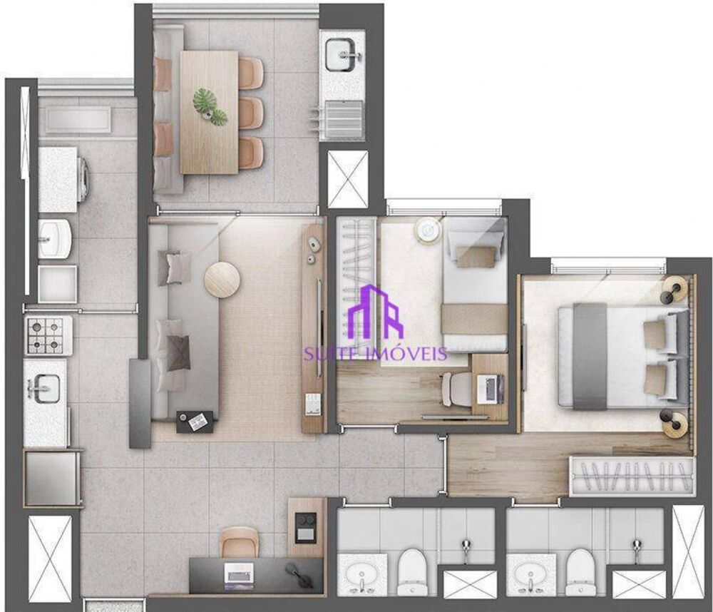 Apartamento, 2 quartos, 98 m² - Foto 6