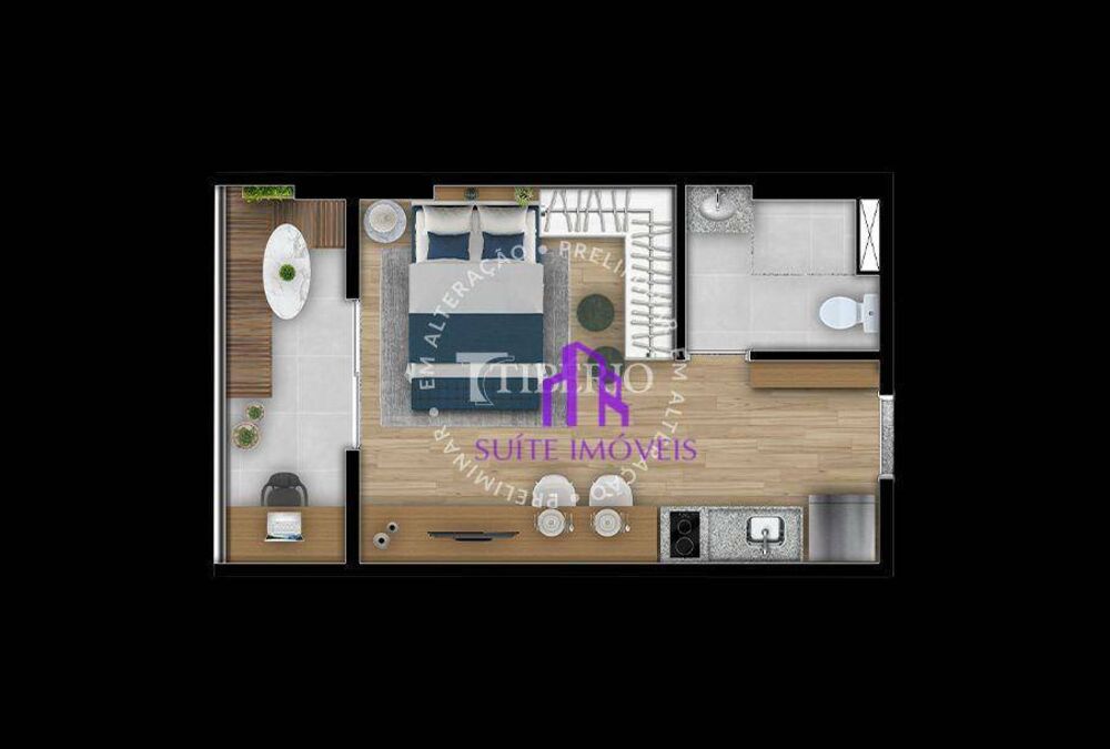 Apartamento, 1 quarto, 33 m² - Foto 9