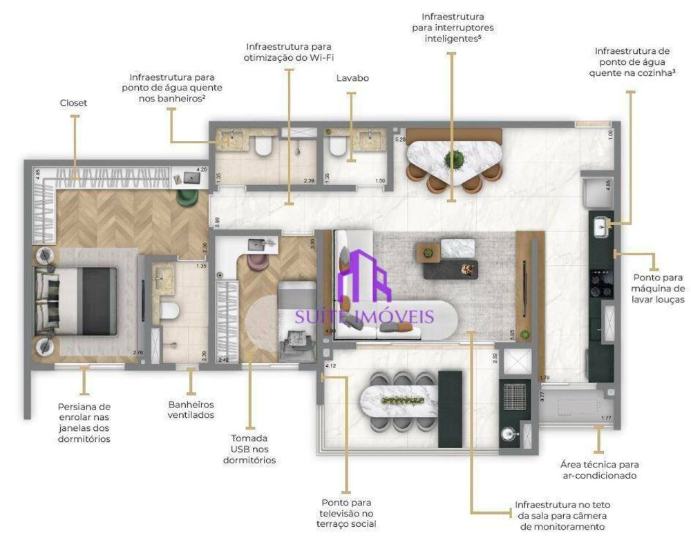 Apartamento, 3 quartos, 126 m² - Foto 5
