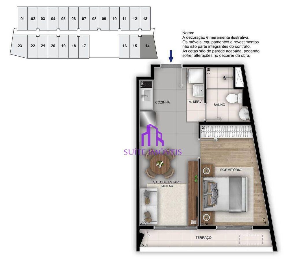 Kitnet-Studio, 25 m² - Foto 15